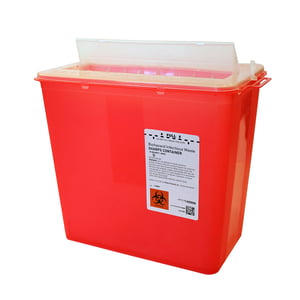 8 qt. Horizontal Entry Sharps Container, 20/case